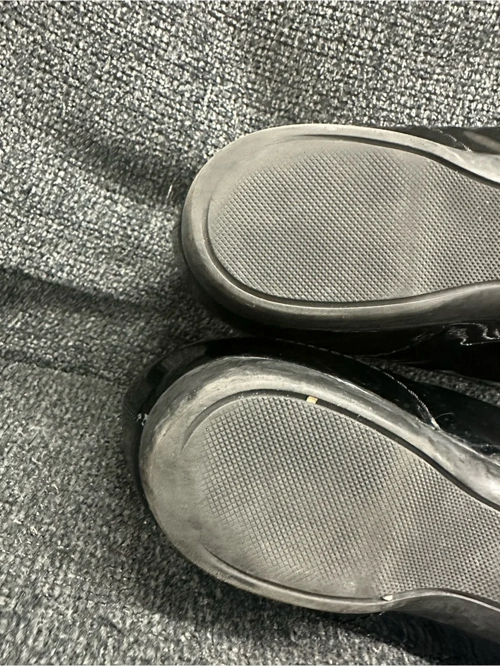 Louis Vuitton black leather patent ballet flats size 39 eu women’s 2006 archive